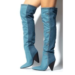 Women’s Denim Stone High Boot